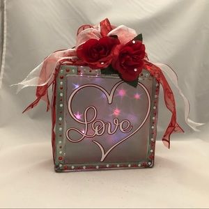 Handmade Glass light block with 8 light modes